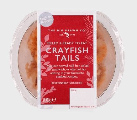 Crayfish Tail from 영국 supplied by The Big Prawn Co. Ltd. - Meat Only (=Shelled=Shucked) 가재