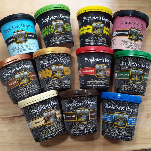 Mapleton's Frozen Yogurt from Canada supplied by Mapleton's Organic Dairy - Frozen Yoghurt