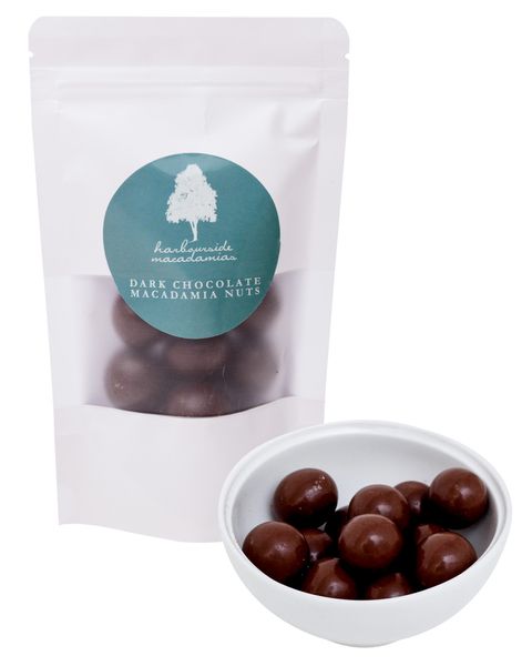 Dark Chocolate Macadamias from 뉴질랜드 supplied by Harbourside Macadamias - Small 과자