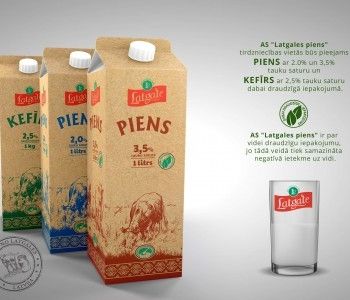 Milk from Latvia supplied by Latgales - Liquid Cow Milk