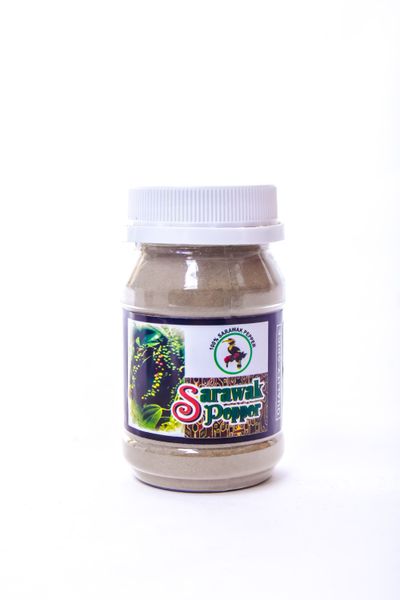 Sarawak  Black Pepper Powder 50G from Malaysia supplied by Quality Spice - Malaysian - Sarawak Whole Black Peppercorn