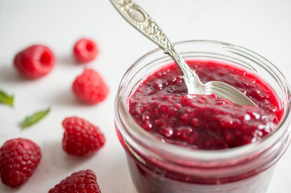Raspberry Jam from 프랑스 supplied by MAS DE LA FONT DES ROCHES - Glass Jar (=Glass Bottle) 라스베리잼