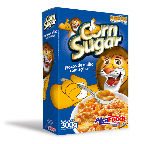 Sugar-frosted cornflakes from Brazil supplied by Alca Foods Ltda. - Breakfast Cereal