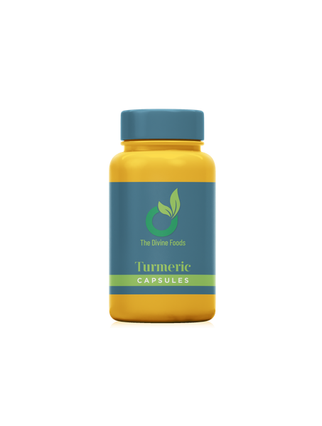 High Curcumin Capsules (Turmeric) from India supplied by The Divine Foods - Turmeric