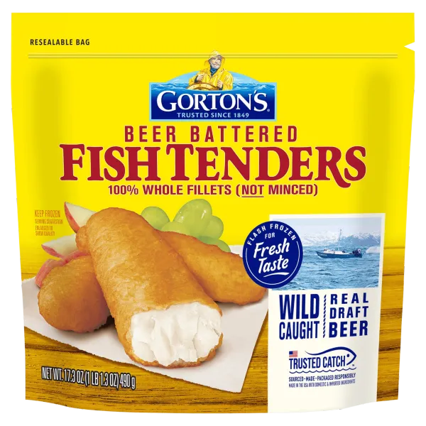 Breaded Pollock Fillet from 미국 supplied by Gorton's - 냉동-조리된 냉동 냉동 명태 필레