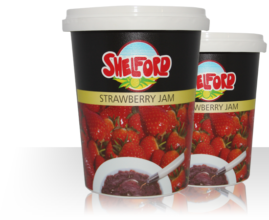 Strawberry Jam from 남아프리카공화국 supplied by Shelford Jams and Juices - Plastic Bottle 딸기잼