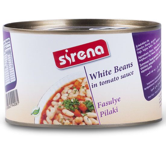 White Beans in tomato sauce from 튀르키예 supplied by Esme Konserve - Canned 흰콩