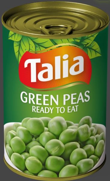 Canned Green Peas from 튀르키예 supplied by Talia Foods - Preserved (=Canned) 녹두 가공품