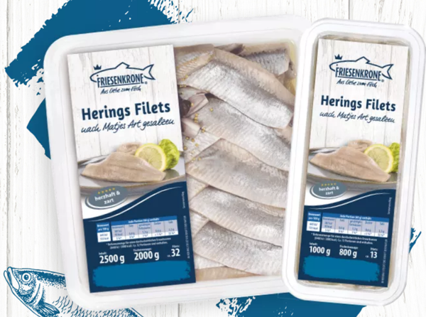 Herring from Germany supplied by Friesenkrone Feinkost Heinrich Schwarz & Sohn GmbH & Co. KG - Fillet Herring