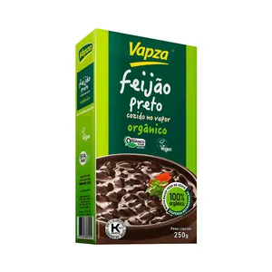 Steam Cooked Organic Black Bean from Brazil supplied by Vapza Alimentos S/A - Steam Cooked Black Bean