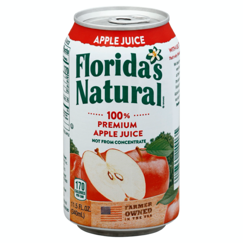 FLORIDA'S NATURAL Apple Juice from United States supplied by Citrus World Services, Inc. - NFC (=Not From Concentrate=Directly Expressed) Apple Juice