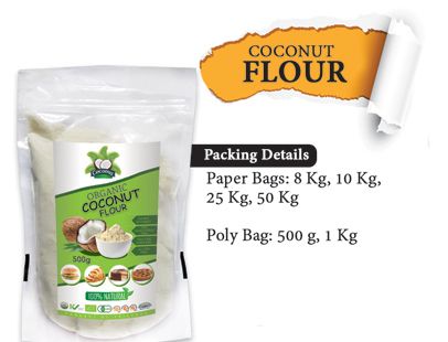 Organic Coconut Flour from 스리랑카 supplied by Coco Ceylon Exports (Pvt) Ltd - PP Bags 기타 신선 코코넛