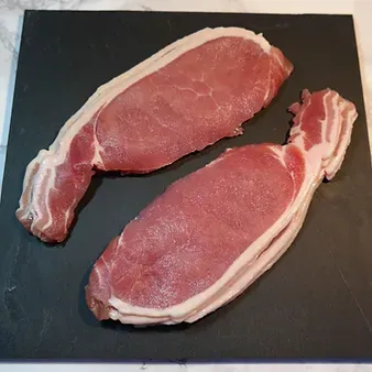 Bacon from 영국 supplied by Bruce Brymer Limited - Unsmoked 베이컨