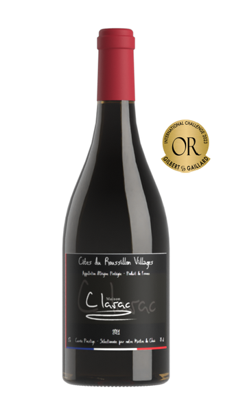 AOP Côtes du Roussillon Villages 15% "MAISON CLARAC" from France supplied by NOUVELLE SOCIETE DE CONDITIONNEMENT RIVESALTAISE - IGP (=Protected Geographical Indication) Red Wine