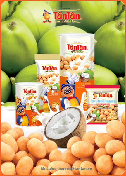 Peanuts With Coconut Juice from Vietnam supplied by TAN TAN CULTIVATION - MANUFACTURING - TRADING COMPANY LIMITED - Kernel Snack