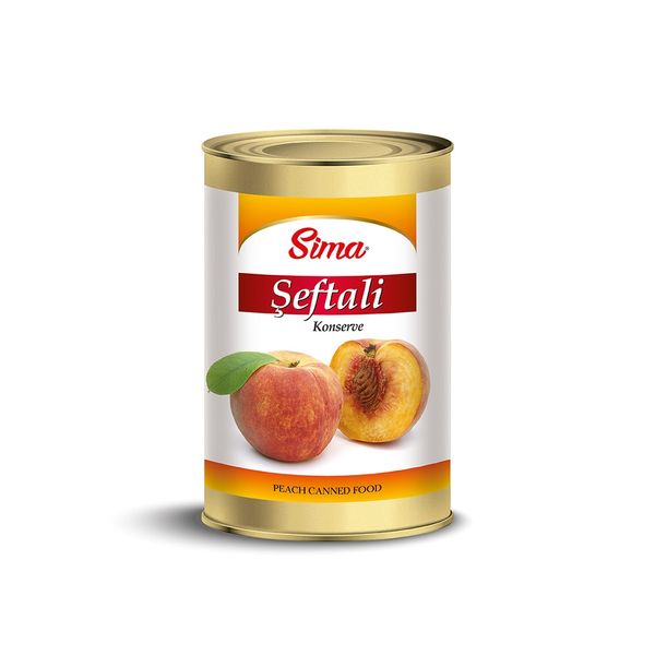 Canned Peach from 튀르키예 supplied by Sima Gida - Sliced 통조림 또는 병에 든 복숭아