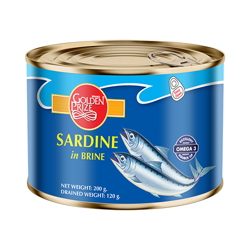 Canned Sardine - Sardinops spp from 태국 supplied by Golden Prize Canning Co., Ltd. - Pacific Sardine (=Sardinops sagax) 정어리 가공품