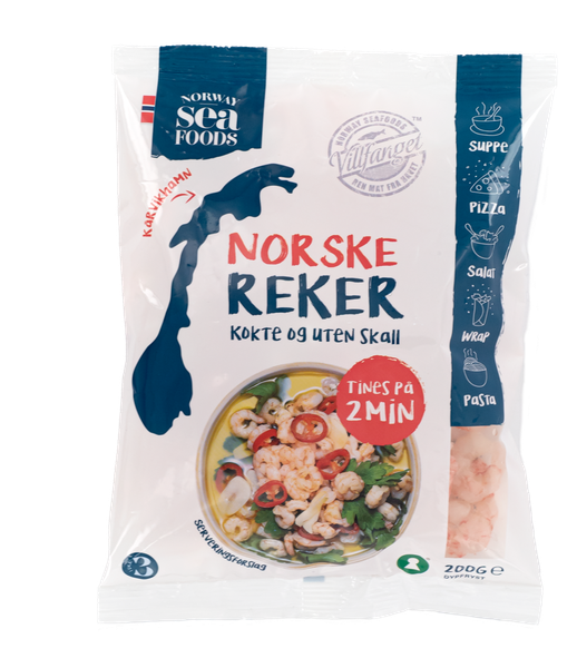Prawns from Norway supplied by NORWAY SEAFOODS AS - Modified Atmosphere Packaging (=MAP) Frozen Common Shrimp & Prawn