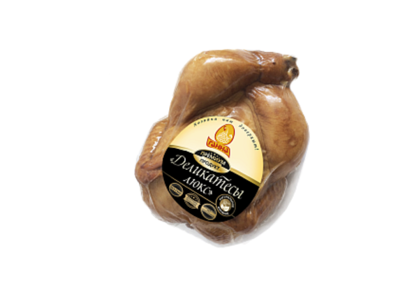 Smoked-boiled broiler chicken "European Suite" from 벨라루스 supplied by JSC "Vitebsk Broiler Poultry Farm" - Individually Wrapped (=IW) 냉동 미절단 닭고기