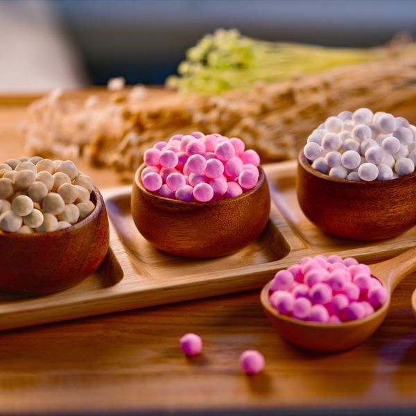 Colored Tapioca Balls from Taiwan supplied by Kuang Hsuan Foods Co., Ltd. - Raw Tapioca Pearl