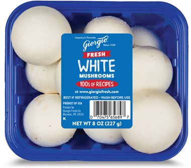 White Mushroom from 미국 supplied by Giorgio Fresh - 흰색 신선 양송이버섯