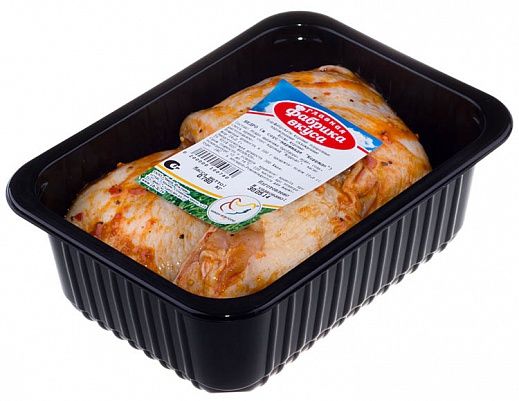 Chicken Thigh in Marinade from 러시아 supplied by LLC Chicken Factory - With Bone 닭고기 가공품