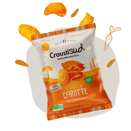 Vegetable Chips from 프랑스 supplied by CROUSTISUD - Pieces 기타 스낵
