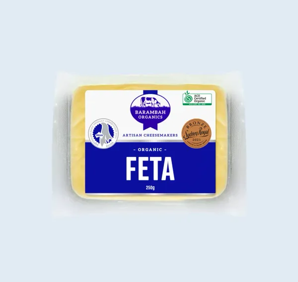 FETA Cheese from Australia supplied by Barambah Organics Pty Ltd - Fresh Feta Cheese