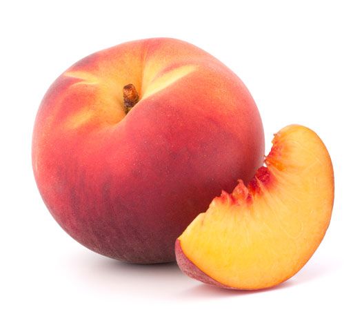 Peach from 칠레 supplied by Exportadora San Alberto S.A. - Plastic Box 신선 복숭아