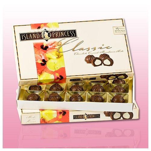 Chocolate Covered Macadamia Nuts from 미국 supplied by Island Princess - 다크 초콜릿 커버 마카다미아 가공품