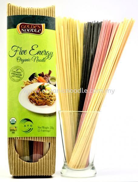 Organic Noodle Five Energy from 말레이시아 supplied by Everprosper Food Industries Sdn Bhd - Thin 국수