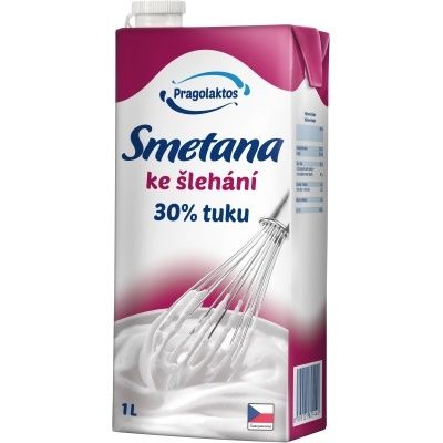 Whipping cream 1L from Czechia supplied by Mlékárna Pragolaktos, a.s. - 1L Other Milk