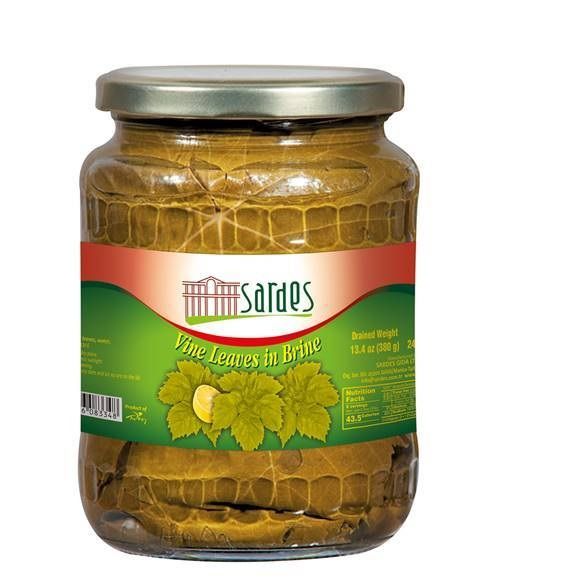 Vine Leaves from Turkiye supplied by Sardes - Preserved - in Brine Vine Leaves