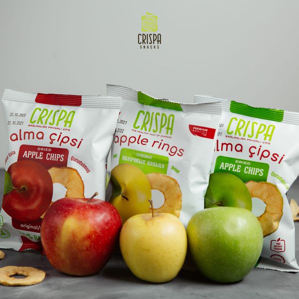Dried Apple from 아제르바이잔 supplied by Crispa Snacks LLC - Sliced - Rings 신선 사과