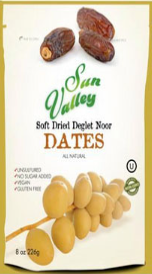 Dried Dates from 튀르키예 supplied by Quartet Global - Whole 신선 대추야자