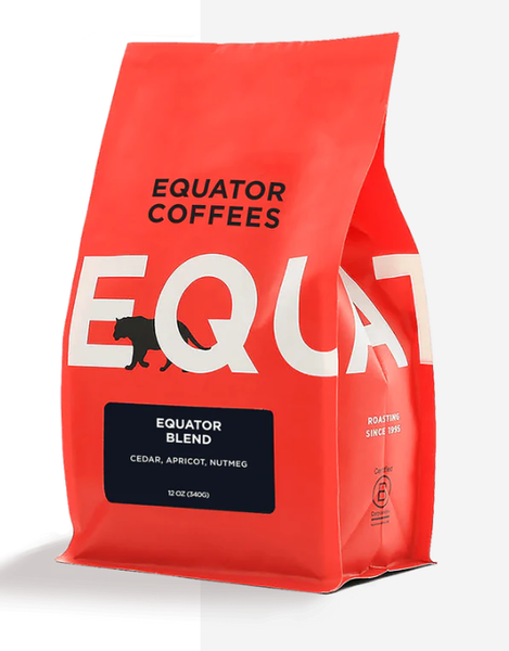 EQUATOR BLEND- Cedar, Apricot Nutmeg from 미국 supplied by Equator Coffees & Teas - Blended 생원두