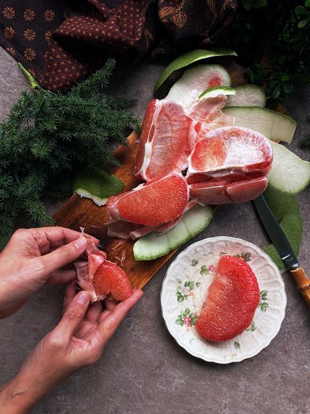 Pomelo from 태국 supplied by OP Fruits Co., LTD. - Tabtim Siam 신선 포멜로