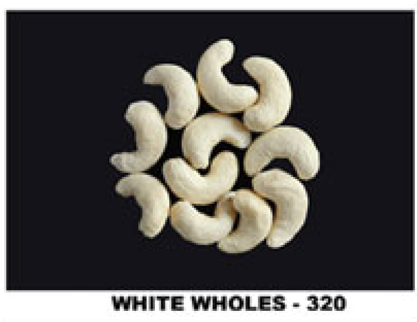 White Wholes from India supplied by VIJAYALAXMI CASHEW COMPANY - White Raw Cashew Nut