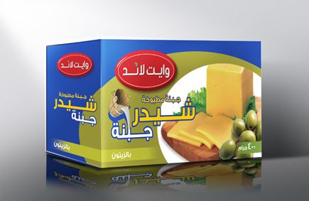 Olive Cheddar Cheese from Egypt supplied by Dairy International Group for Food Industries - Block Cheddar Cheese