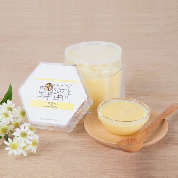 Fresh Royal Jelly from 대만 supplied by Mr. Honey Co.,Ltd. - Glass Jar (=Glass Bottle) 로얄젤리