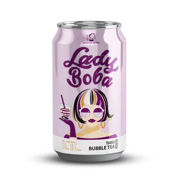 Taro Bubble Milk Tea 315 ML from 대만 supplied by Woo Woo Trading - High Quality 청량음료