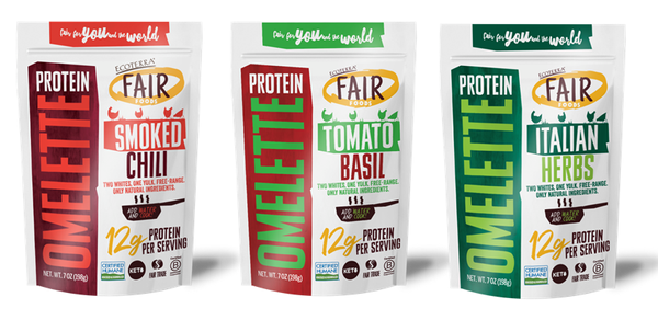 Ecoterra Protein Omelettes (24gr of Egg-white protein per serving) 3 different flavours.  Open for product development with key-partners. from 칠레 supplied by Ecoterra Spa - Individually Wrapped (=IW) 농축훼이단백