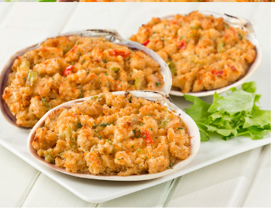 Stuffed Clams from 미국 supplied by Atlantic Fish and Seafood - Stuffed 조개 가공품