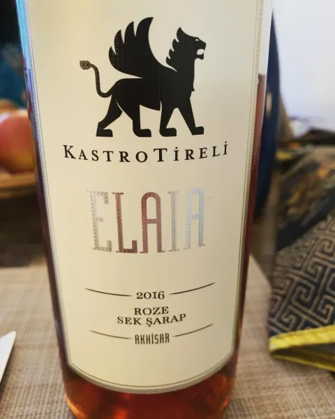 Kastro Tireli Elaia 2016 from Turkiye supplied by TİRELİ ÇİFTLİĞİ TARIM İŞLETMELERİ SANAYİ VE TİCARET ANONİM ŞİRKETİ - Rose Wine