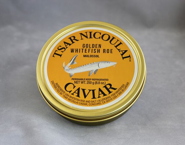 Whitefish Roe from 미국 supplied by Tsar Nicoulai Caviar - Roe (=Caviar) 냉동 화이트피쉬