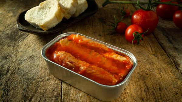 Mackerel from 에콰도르 supplied by Eurofish S.A. - Preserved (=Canned) 고등어 가공품
