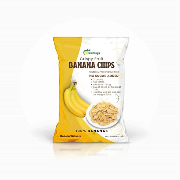 Dried Banana Chips - FruitBuys Vietnam +84-919739589 from Vietnam supplied by FruitBuys Vietnam - Chips