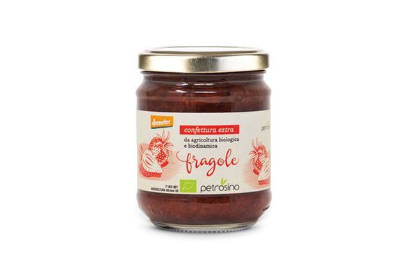 Strawberry Jam from 이탈리아 supplied by Azienda Agricola Petrosino - Glass Jar (=Glass Bottle) 딸기잼
