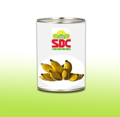 Canned Banana in Very Heavy Syrup from Thailand supplied by Siam Bicent - Gros Michel Fresh Banana