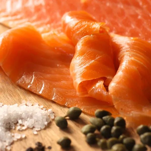 Smoked Salmon from 영국 supplied by The Artisan Smokehouse Ltd - Sliced 훈제 연어